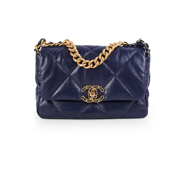 Chanel 19 Small Navy Crossbody - Series 30