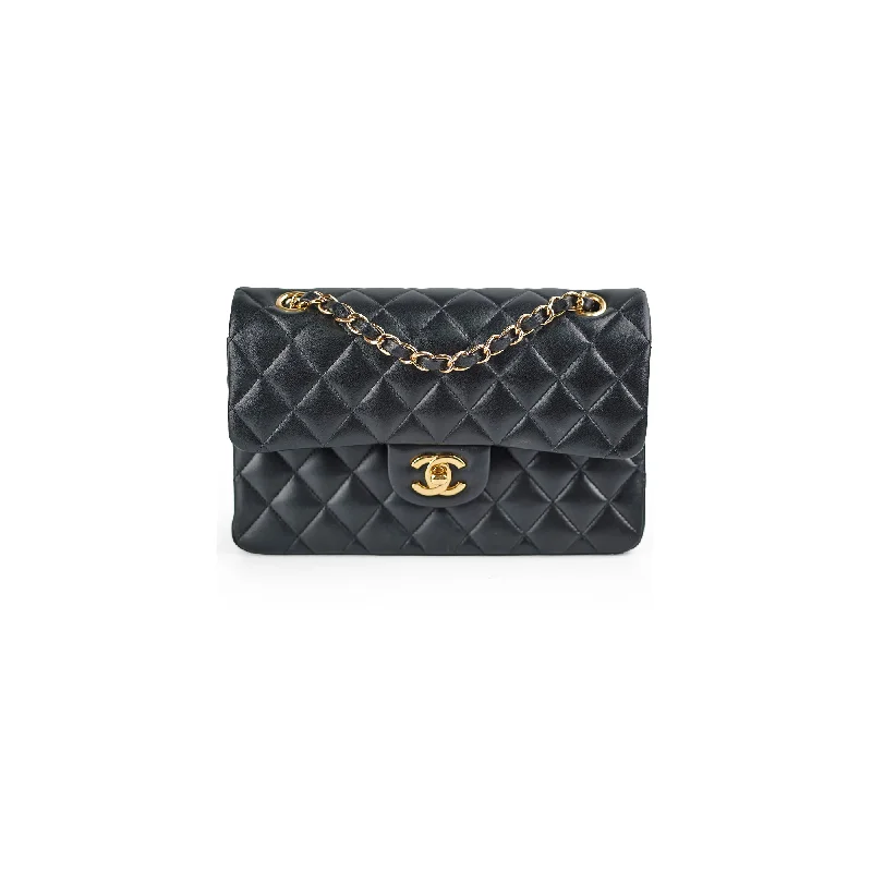 Chanel Small Double Classic Flap Lambskin Black