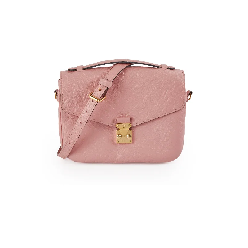 Louis Vuitton Pochette Metis Empreinte Pink