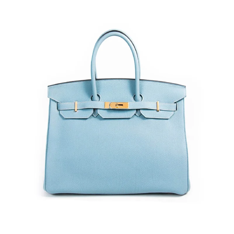 Hermès Birkin 35 Ciel Clemence