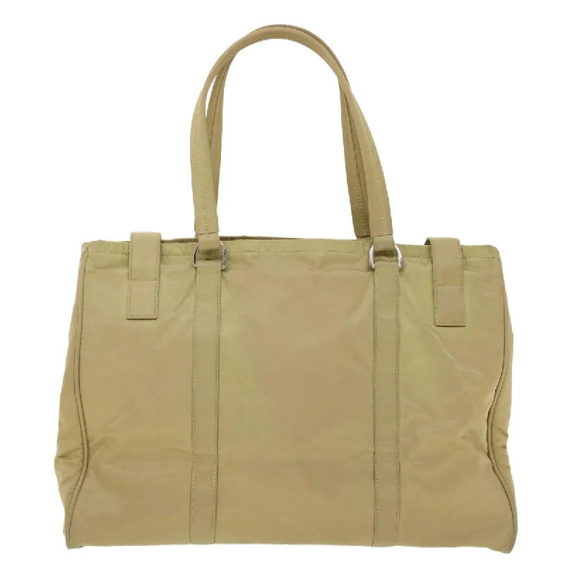 Prada Shoulder Bag Nylon Khaki  40277