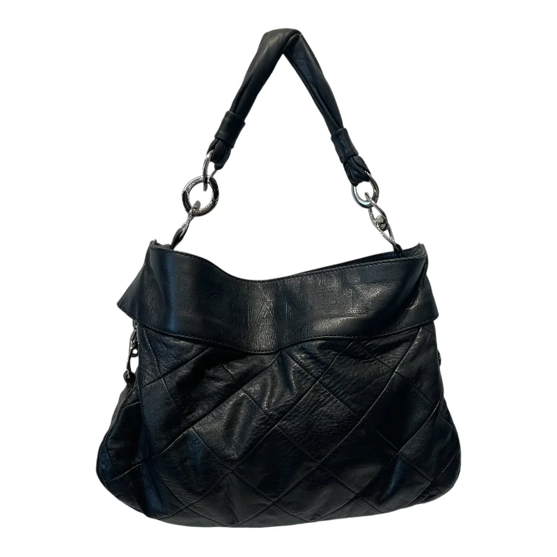 CHANEL/Tote Bag/XS/Leather/BLK/QUILTED HOBO 11392054