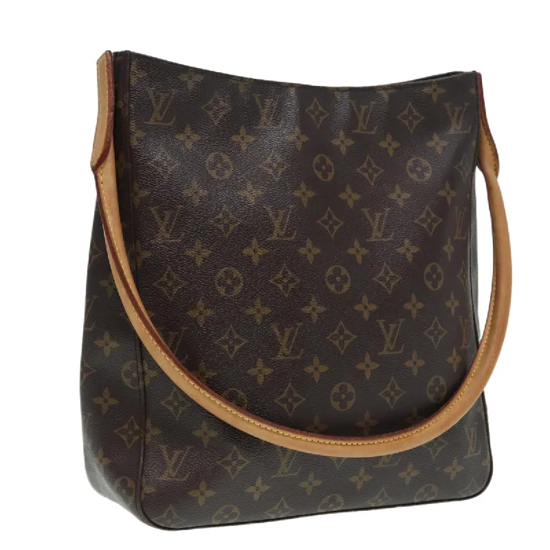 LOUIS VUITTON Monogram Looping GM Shoulder Bag M51145 LV Auth bs17280