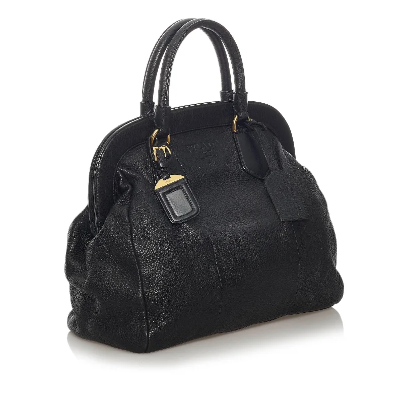 Prada Vitello Daino Frame Tote Bag 29025