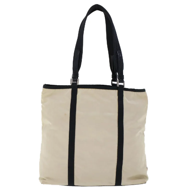 Prada Shoulder Bag Nylon White  bs6074