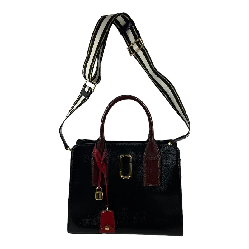 MARC JACOBS/Hand Bag/Leather/BLK/Big Shot Tote Bag