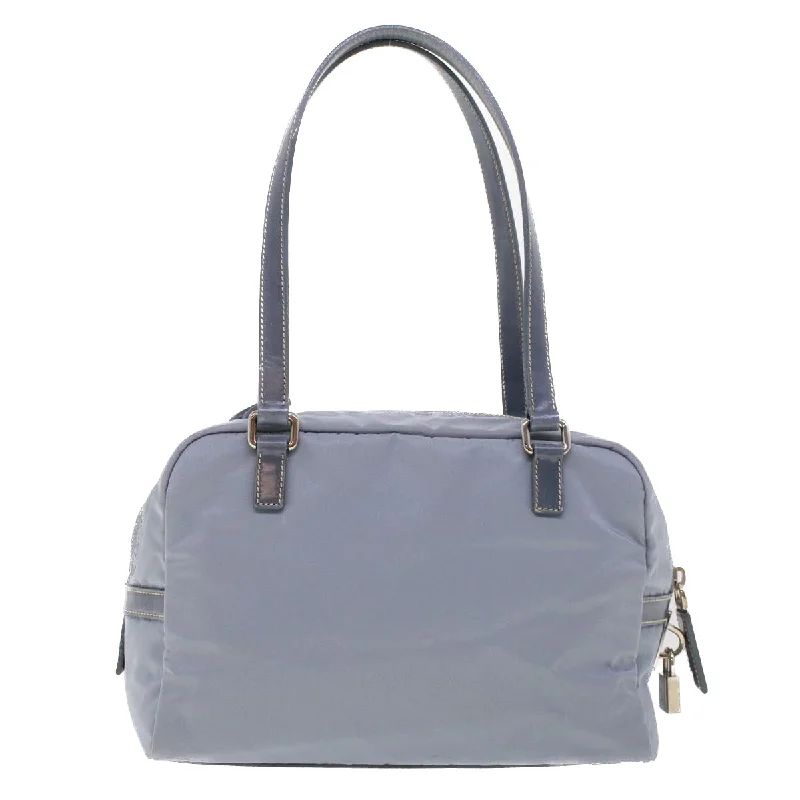 Prada Shoulder Bag Nylon Blue  43518