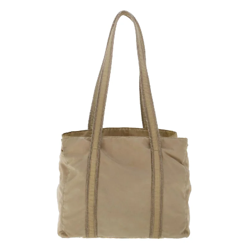 Prada Shoulder Bag Nylon Beige  bs6608