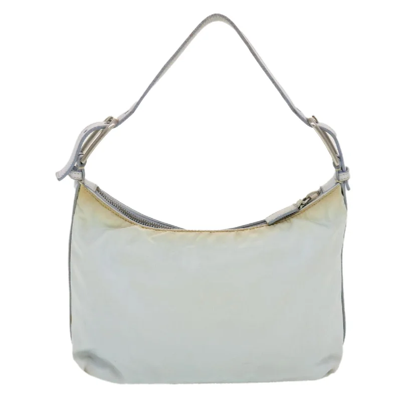 Prada Shoulder Bag Nylon Light Blue  44149