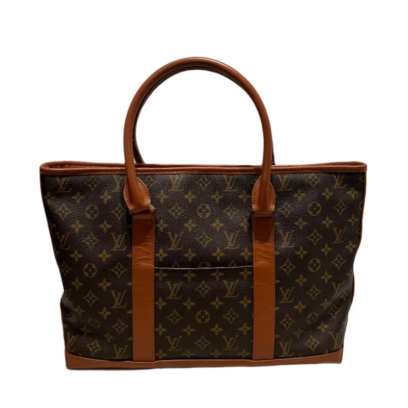 LOUIS VUITTON/Hand Bag/All Over Print/Leather/BRW/Tote Monogram